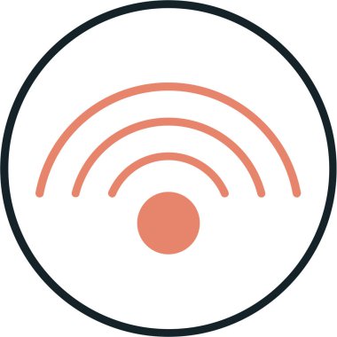 wifi simgesi vektör illüstrasyonu