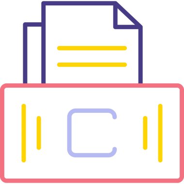 arşiv dosyası belgesi simgesi