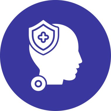 Bir kadın simgesinin vektör illüstrasyonu