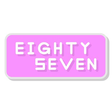 Beyaz arka planda 777