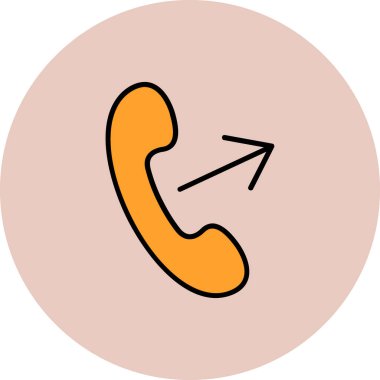 - Telefon. Web simgesi basit illüstrasyon