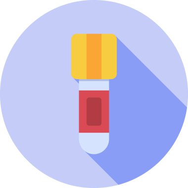 kan testi tüp simgesi