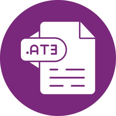 Dosya simgesinin vektör illüstrasyonu