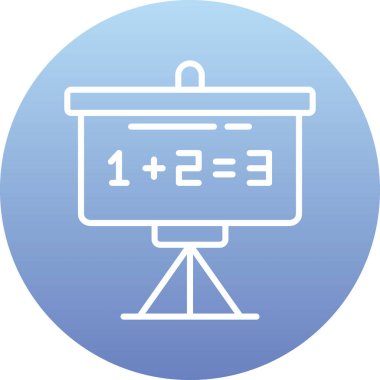 Modern eğitim ikonunun vektör illüstrasyonu