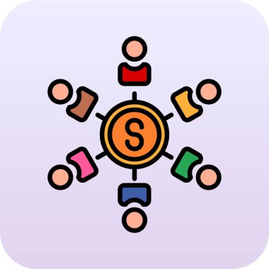 iş simgesi vektör illüstrasyonu