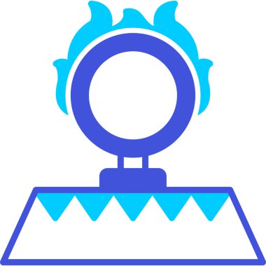 Mumlu bir Noel ağacının vektör çizimi