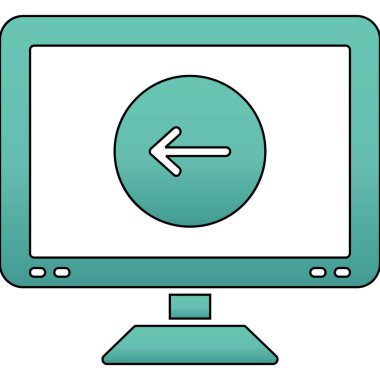 vektör dizüstü simgesi illüstrasyonu