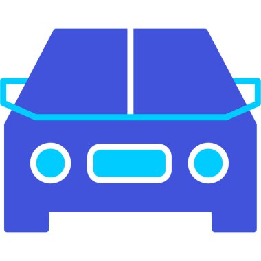 - Araba. Web simgesi basit illüstrasyon