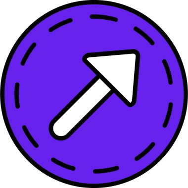 ok simgesi, vektör illüstrasyonu