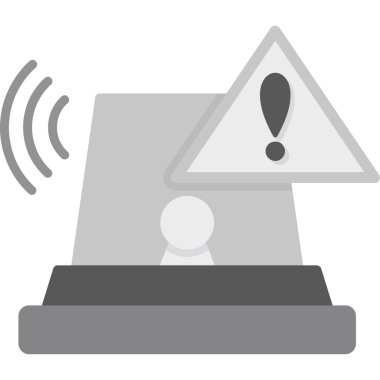 Uyarı işareti simgesi ana hat biçiminde