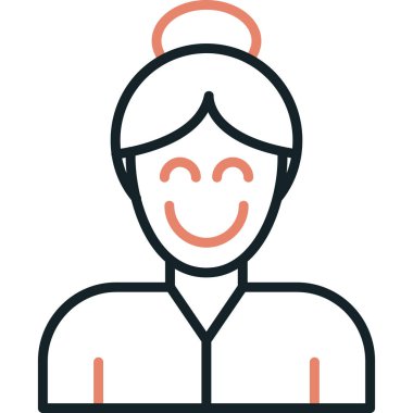 Avatar çocuk simgesi - taslak biçimi