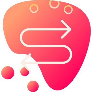 beyin ikonu vektör illüstrasyonu