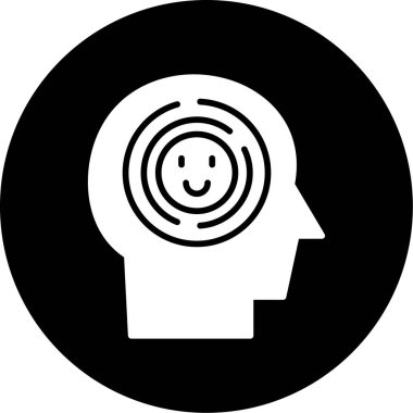 Bir kadın simgesinin vektör illüstrasyonu