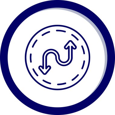 ok simgesi vektör illüstrasyonu