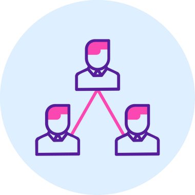 Takım. Web simgesi basit illüstrasyon