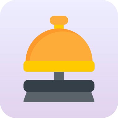 Çan simgesi, basit vektör illüstrasyonu