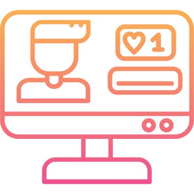 seo modern simgesinin vektör illüstrasyonu