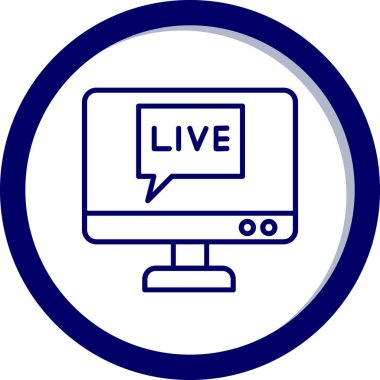 Web sitesi tasarımı için canlı vektör simgesi modern basit vektör illüstrasyonu