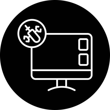 seo modern simgesinin vektör illüstrasyonu