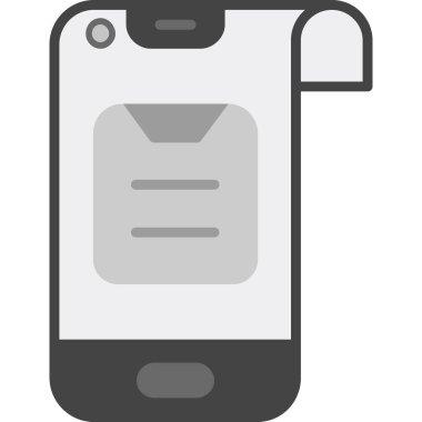 akıllı telefon simgesi vektör illüstrasyonu