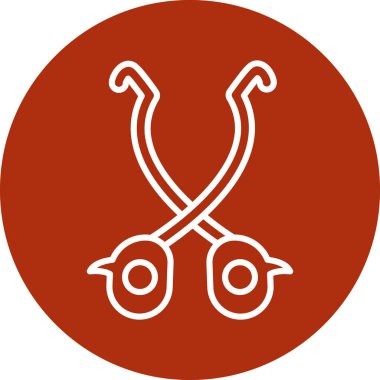 Bir noel simgesinin vektör illüstrasyonu