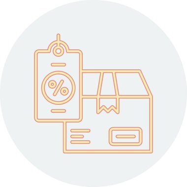 Alışveriş poşeti ikon vektör illüstrasyonu