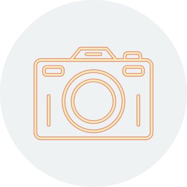 kamera simgesi vektör illüstrasyonu