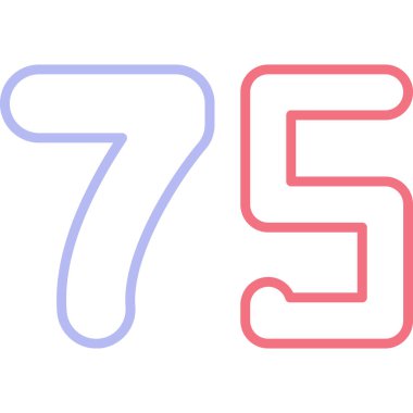 Modern bir simgenin vektör illüstrasyonu