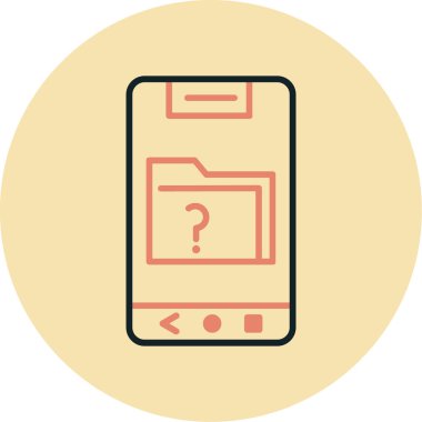 mobil simge vektör illüstrasyonu