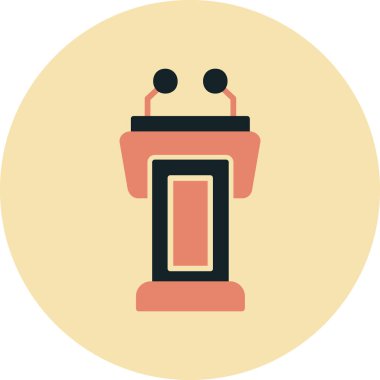 Modern bir simgenin vektör illüstrasyonu