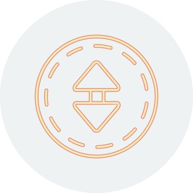 Modern simgenin vektör illüstrasyonu