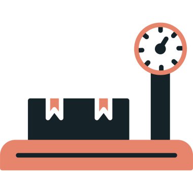 Fabrika simgesi vektör illüstrasyonu