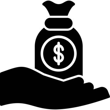 para çantası simgesini, basit vektör çizim