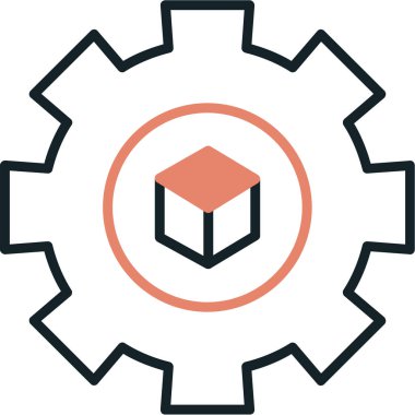 Ayarlama. Web simgesi basit illüstrasyon