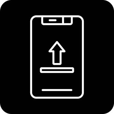 mobil simge vektör illüstrasyonu