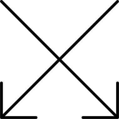 ok yönü simgeyi ana hat biçiminde taşı