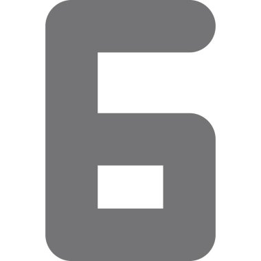 6 numaralı simge tasarımı