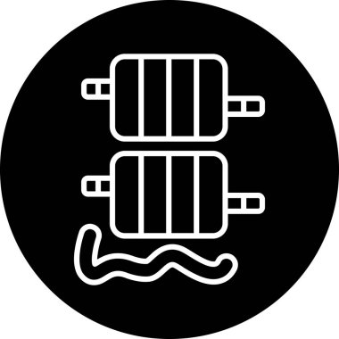 Modern b 'nin vektör illüstrasyonu eksik simgesi