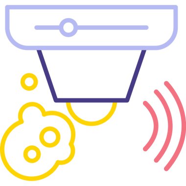 Basit vektör illüstrasyonu CCTV