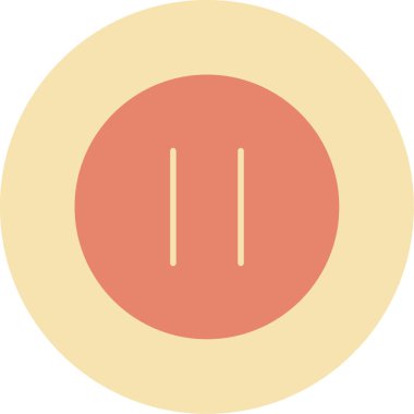 müzik düz vektör simgesi