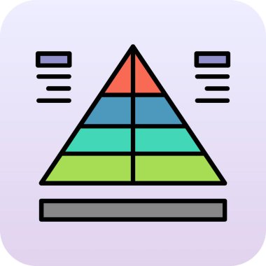 beyaz arkaplanda izole edilmiş renk vektörü simgesi