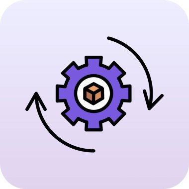 Vektör dişli simge tasarlamak