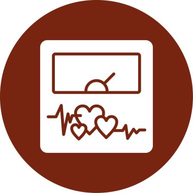 vektör illüstrasyonu, kalp simgesi