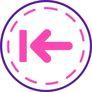 Ok. Web simgesi basit illüstrasyon