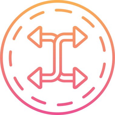 seo modern simgesinin vektör illüstrasyonu