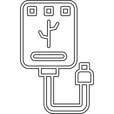 Elektrik prizi simgesi, özet biçimi