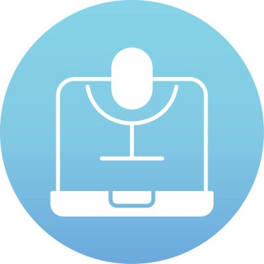 dizüstü bilgisayar simgesi vektör çizimi