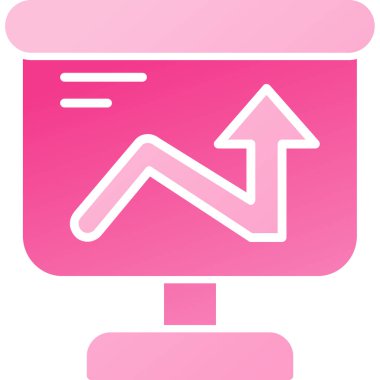 Modern bir bilgisayar simgesinin vektör çizimi.