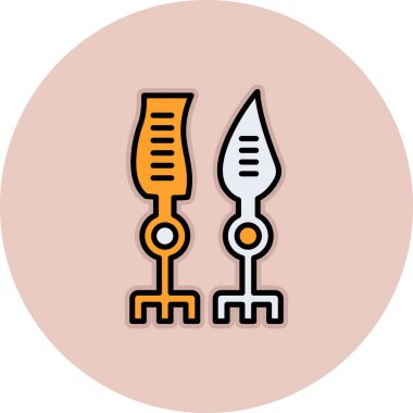 Eşsiz Kokteyl Vektör Satırı Simgesi