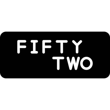 5 numara, sayı ve metin, siyah ve sarı pul, düz vektör çizimi, beyaz arkaplanda izole edilmiş.